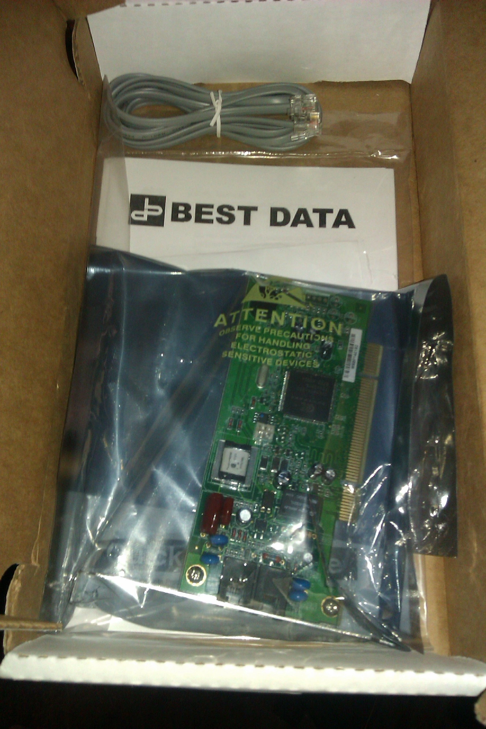 Best Data Products 56K Int. PCI V.92 - 48Kbps