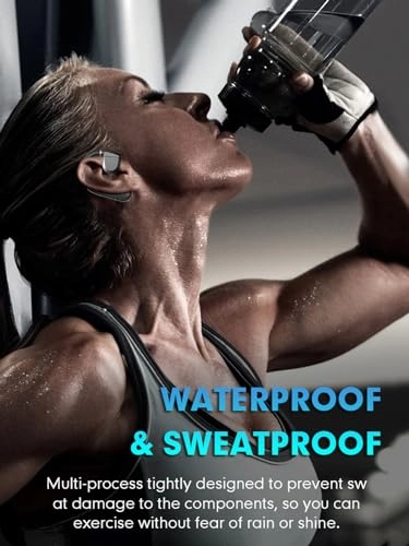 Open-Ear Bluetooth Bone Conduction Sport Headphones - Wireless Headphone