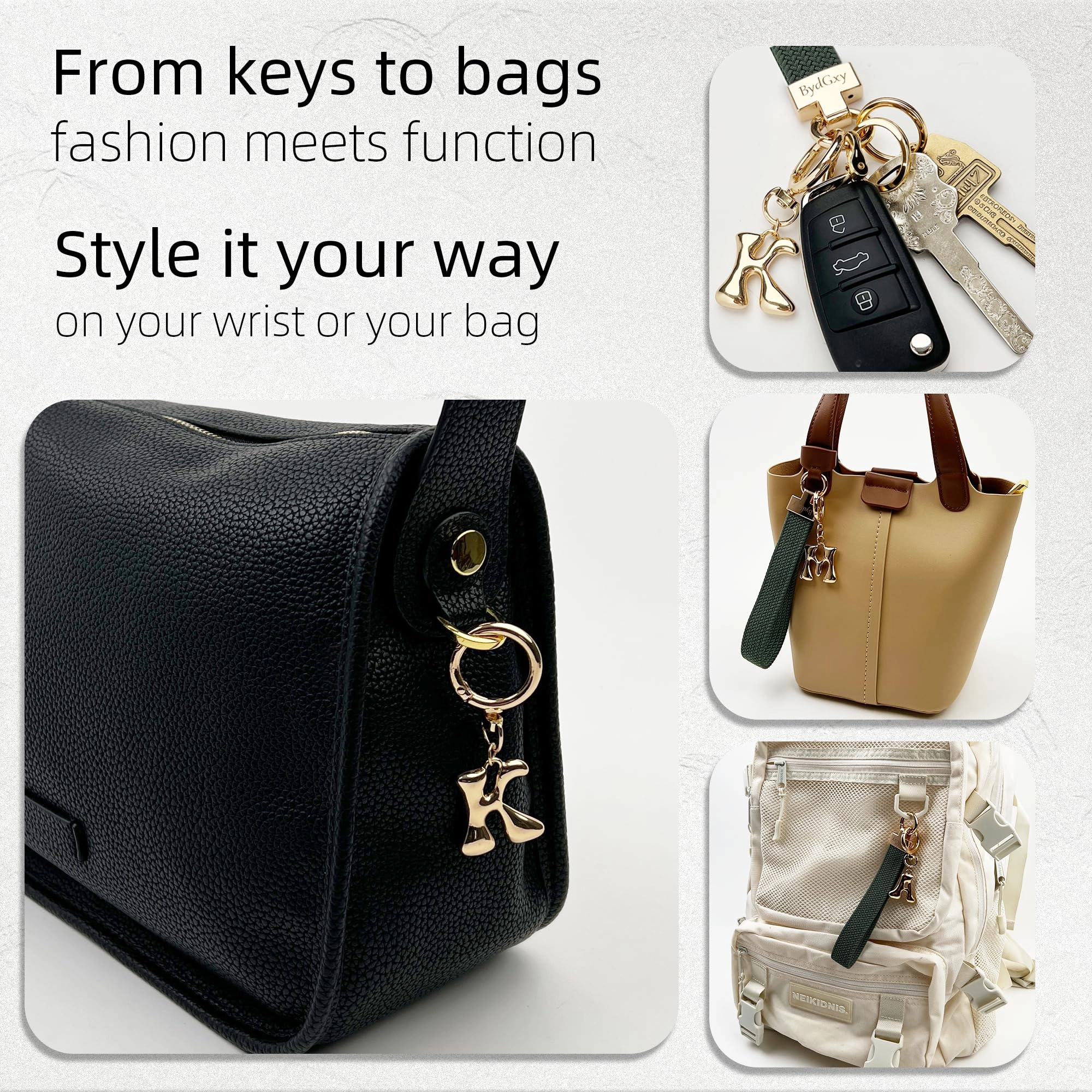 Initial Keychain - Letter