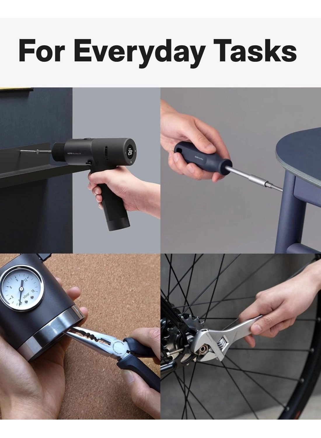 Cordless Brushless Drill Tool Kit - 35-Piece Rechargeable