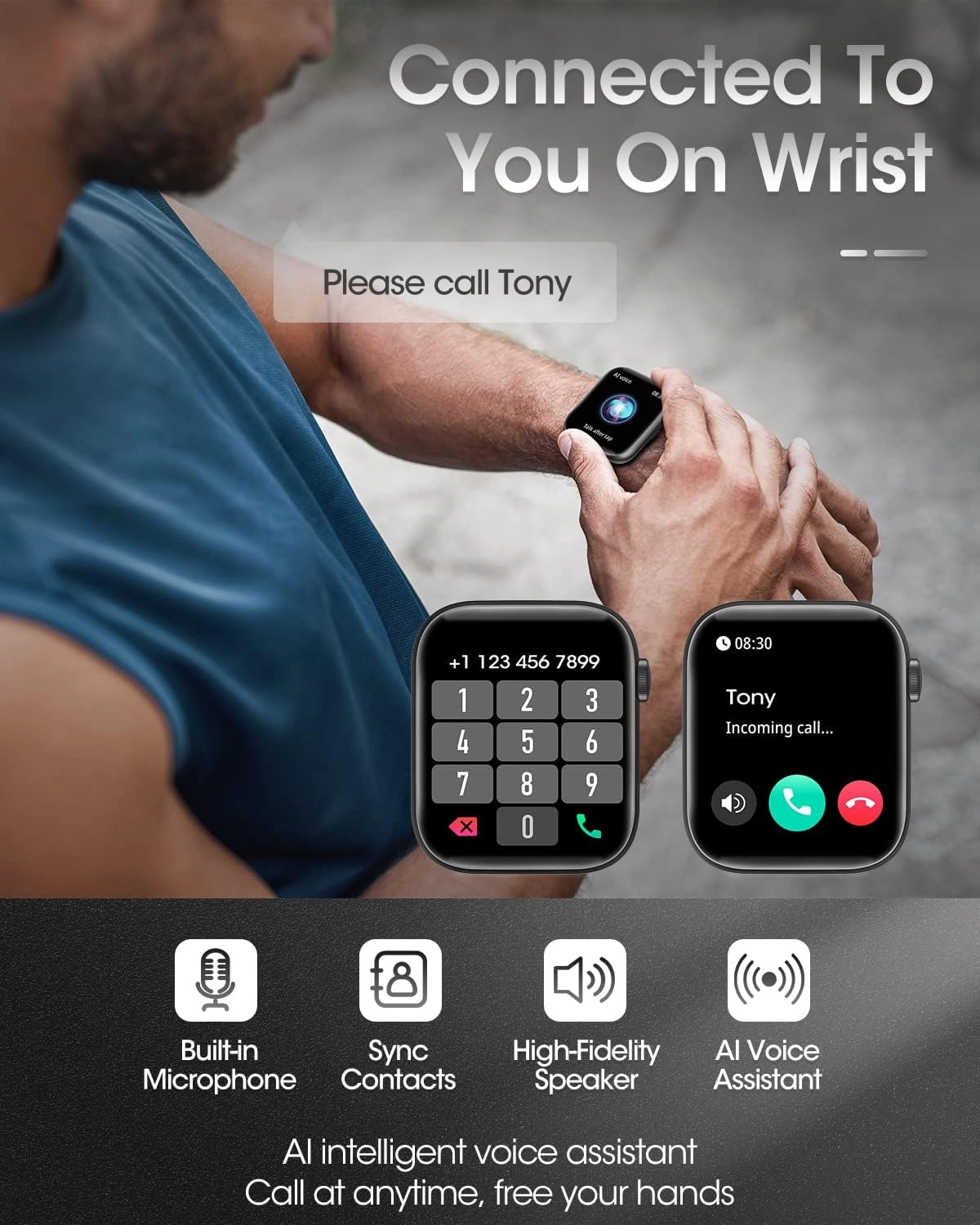 Waterproof Fitness Watch