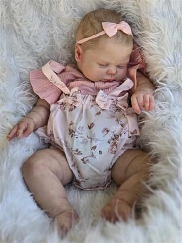 Anano Reborn Baby Doll - 24 inch Vinyl Head Cloth Body Ages 3+