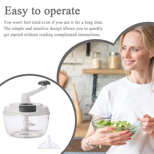 Manual Food Chopper - Gray ABS