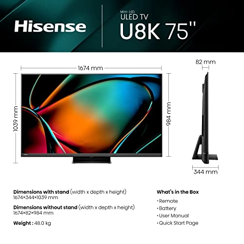 U8K - 75 inch
