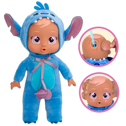 Stitch Plush Baby Doll - 9-Inch Crying Real Tears Ages 18 Months+