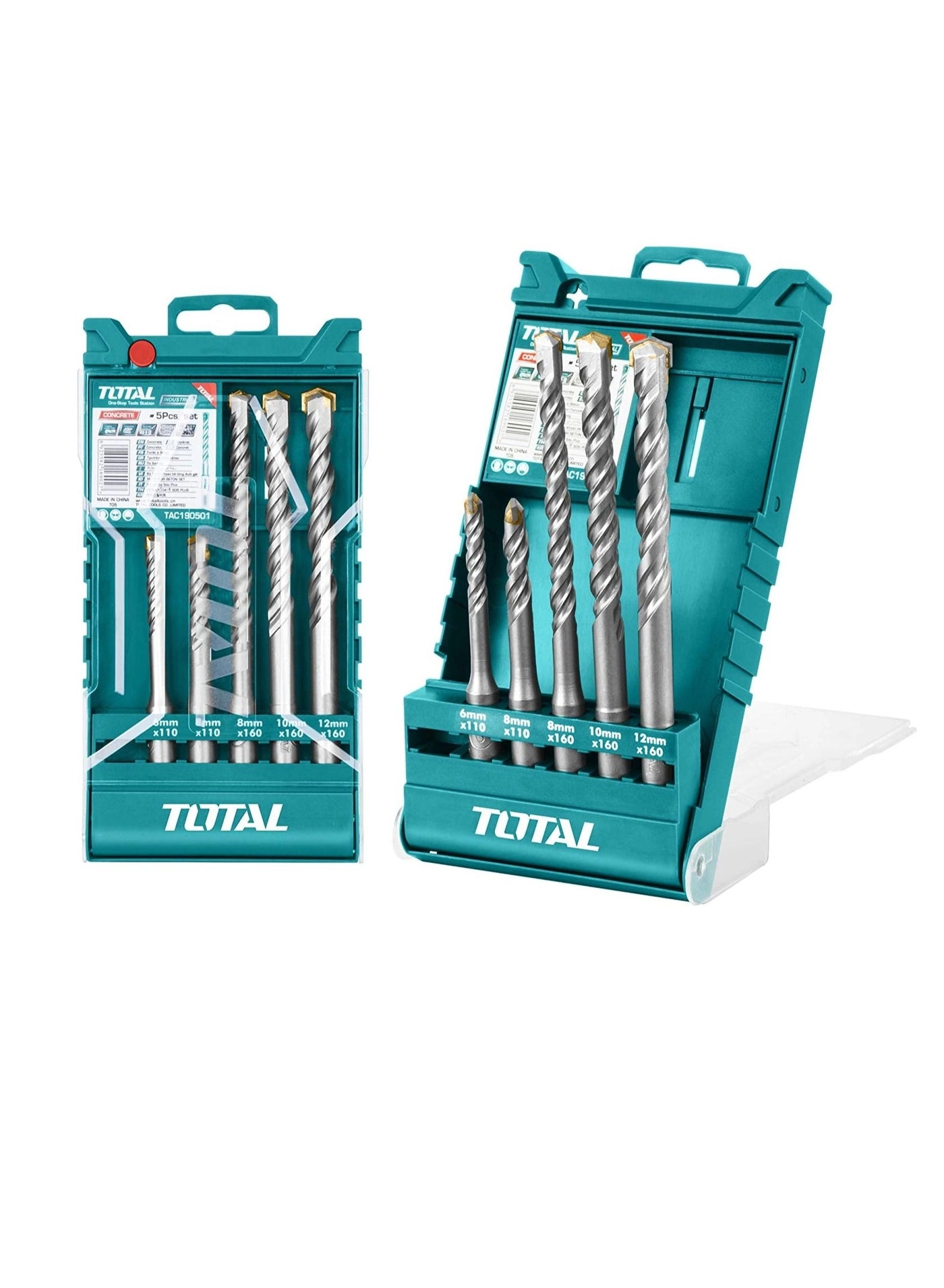 SDS Plus Hammer Drill Bit - 5 Pieces
