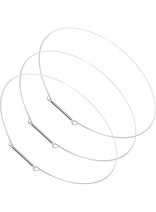 VANZACK Washing Machine Door Seal Ring - 3pcs 31cm High Elasticity Spring Clamp