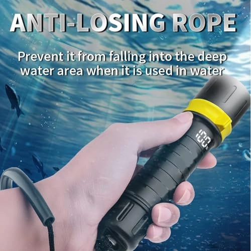 Dive Flashlight - Aluminum Alloy Fast USB Charging