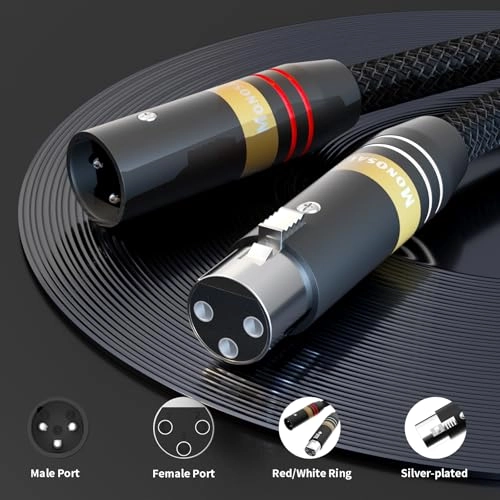 xlr balanced audio cable - 4.9FT