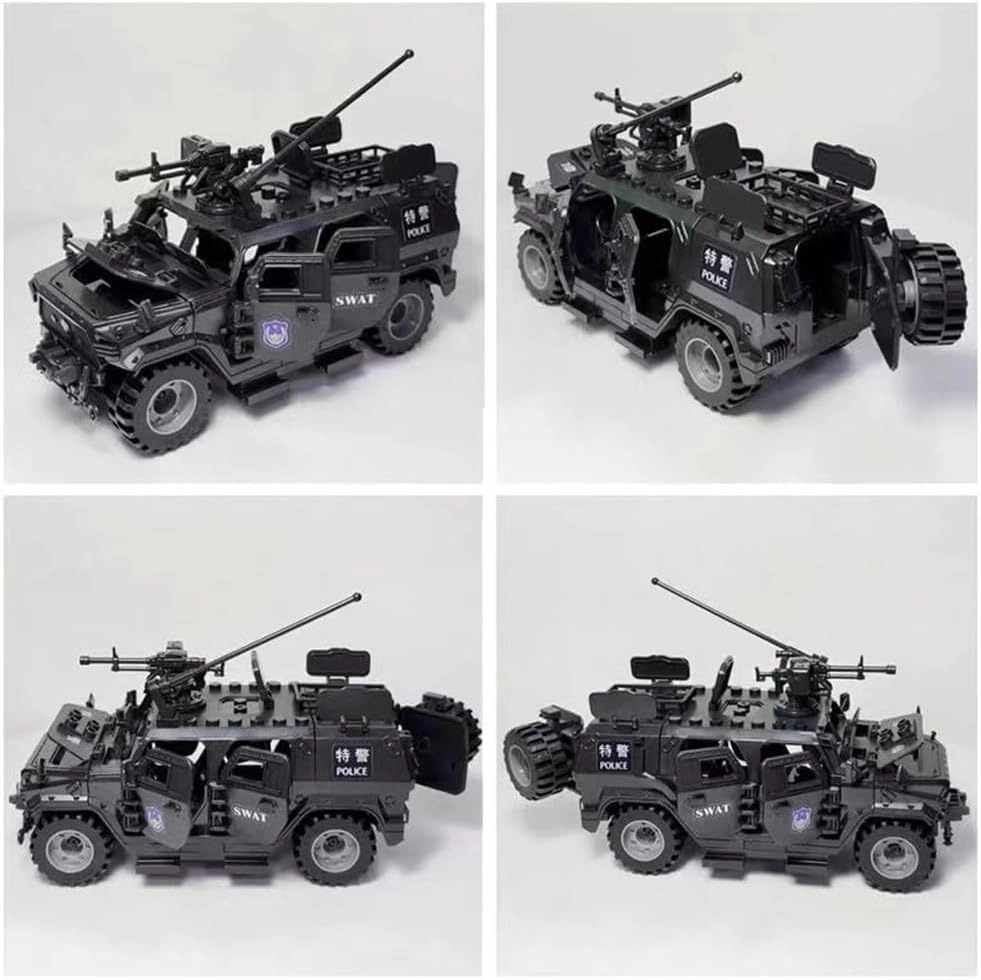 Military Vehicle Building Blocks - 130 pcs