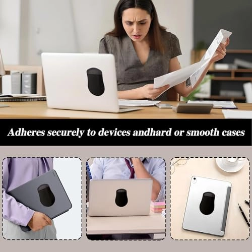 Stick-On Mouse Pouch - 2PCS Black Universal