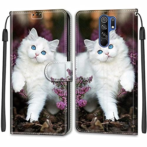 Wallet Case for Xiaomi Redmi 9 - PU Leather + Tpu