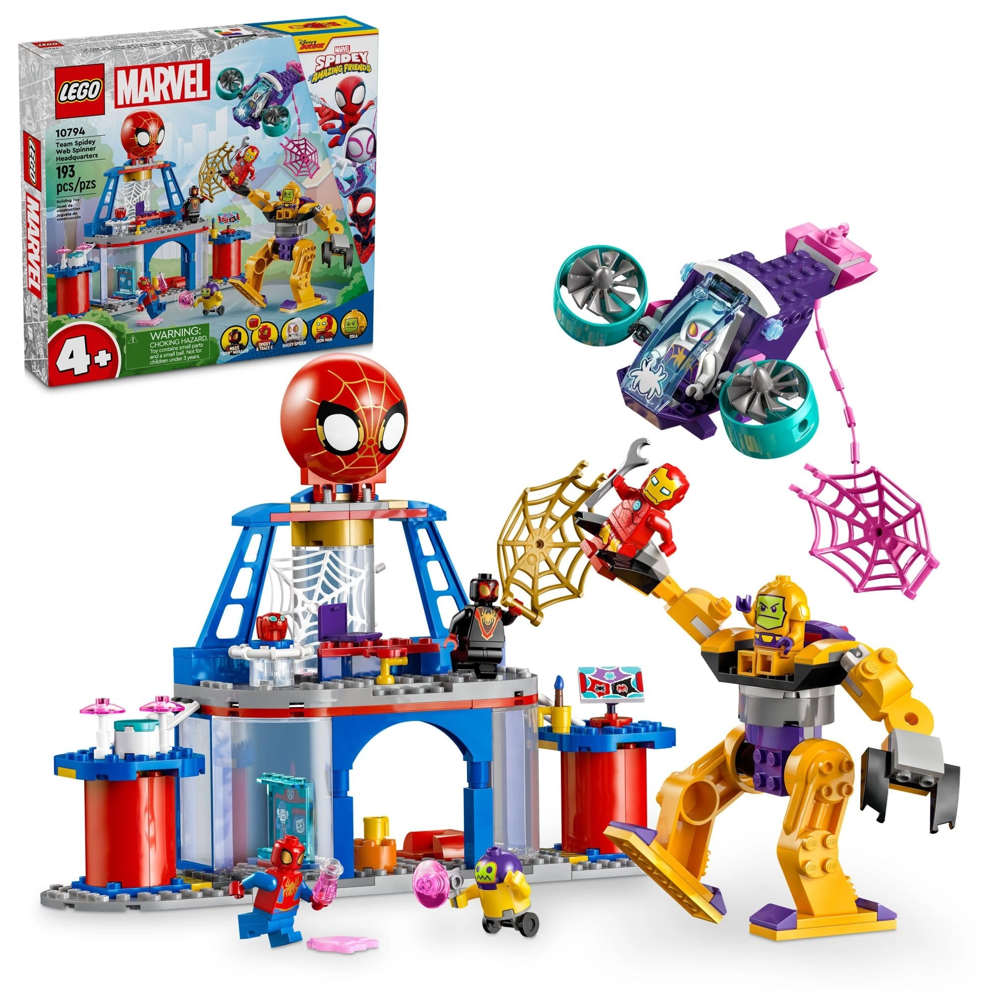 Marvel Team Spidey Web Spinner Headquarters
