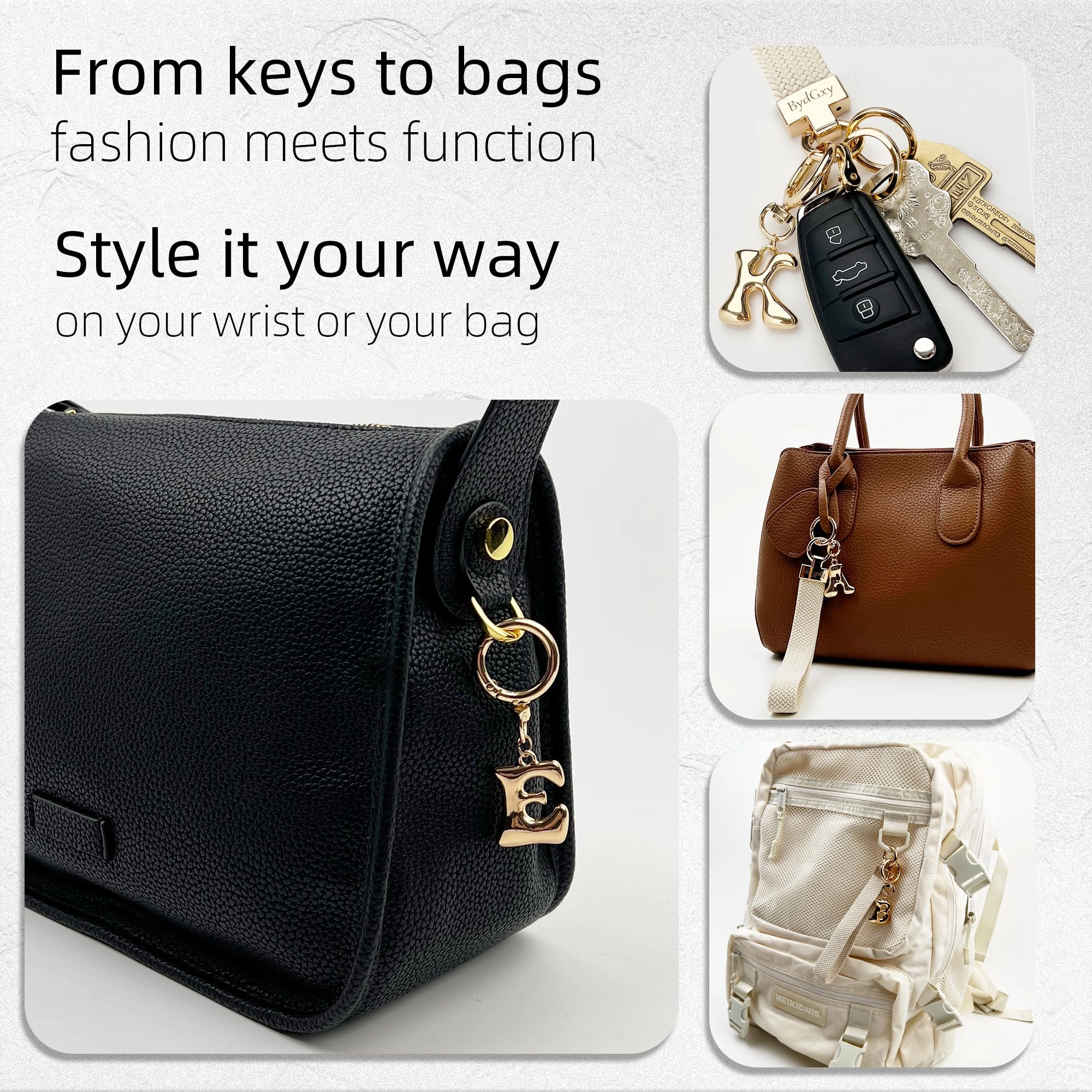Initial Keychain - Letter