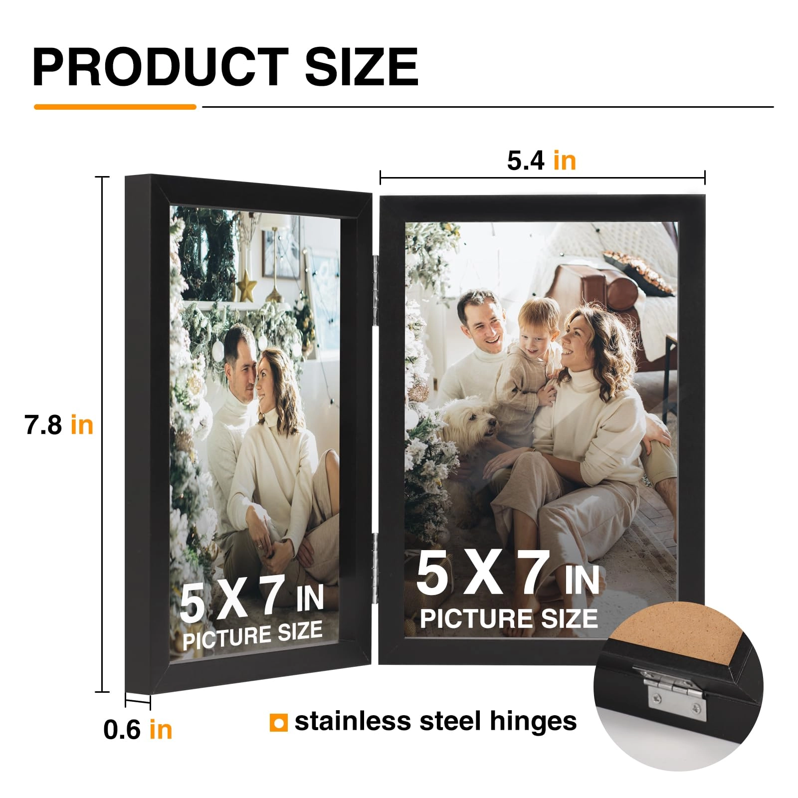 Double Picture Frame - 5x7 2