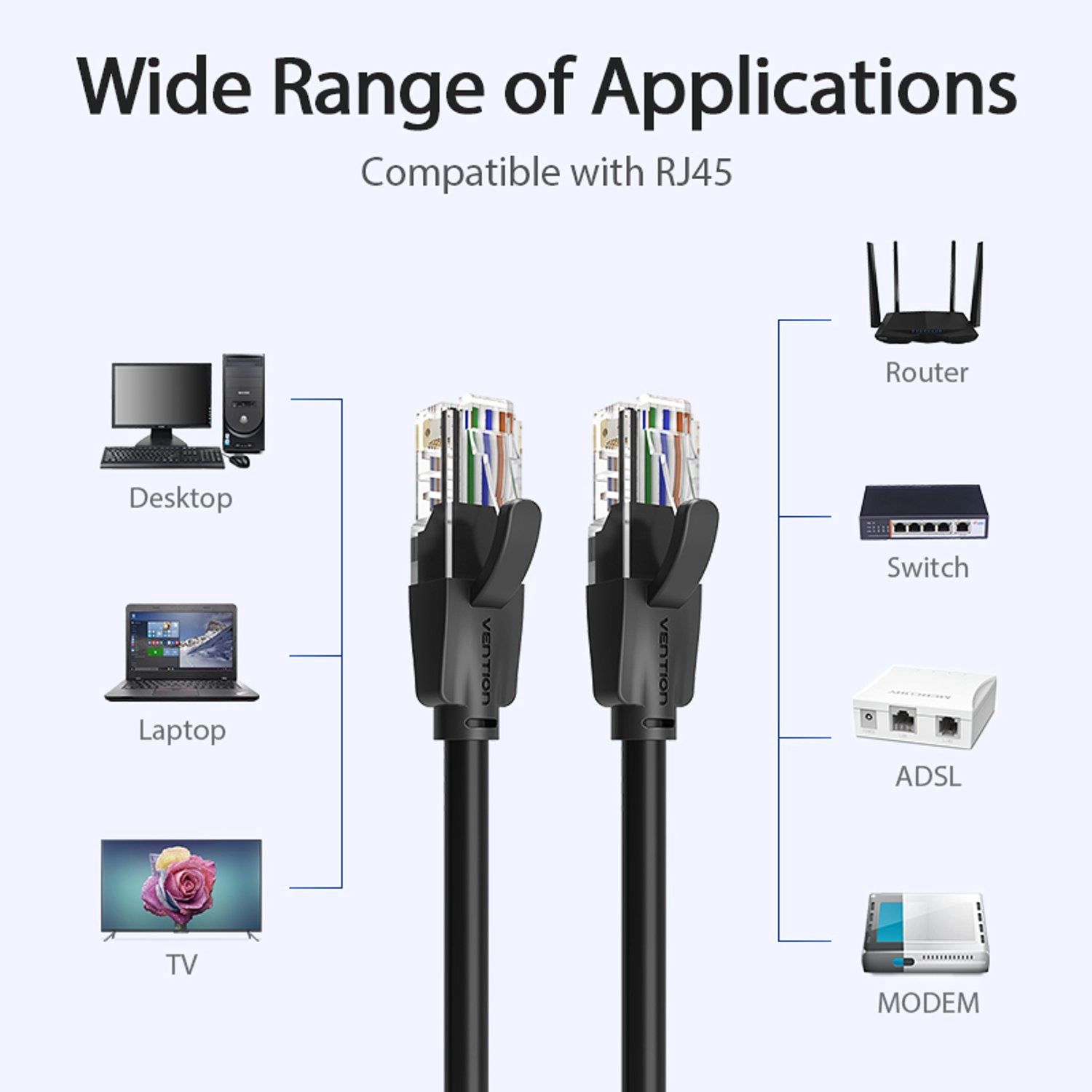 Cat.6 UTP Patch Cable - 1 m