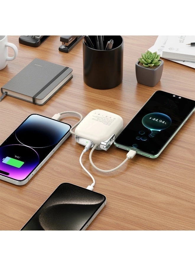 Power Bank Built-In Type-C & Lightning - 10000mAh 5V/3A