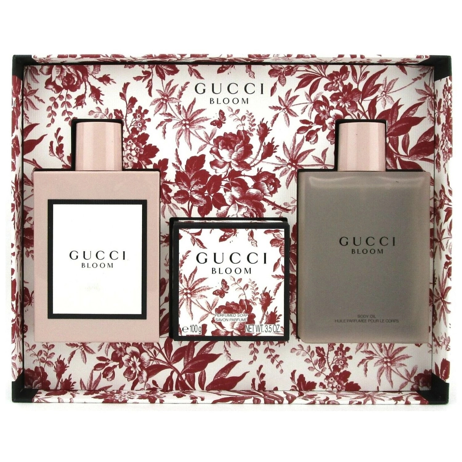 Bloom - 100ml + Soap - 100g + Body Oil - 100ml