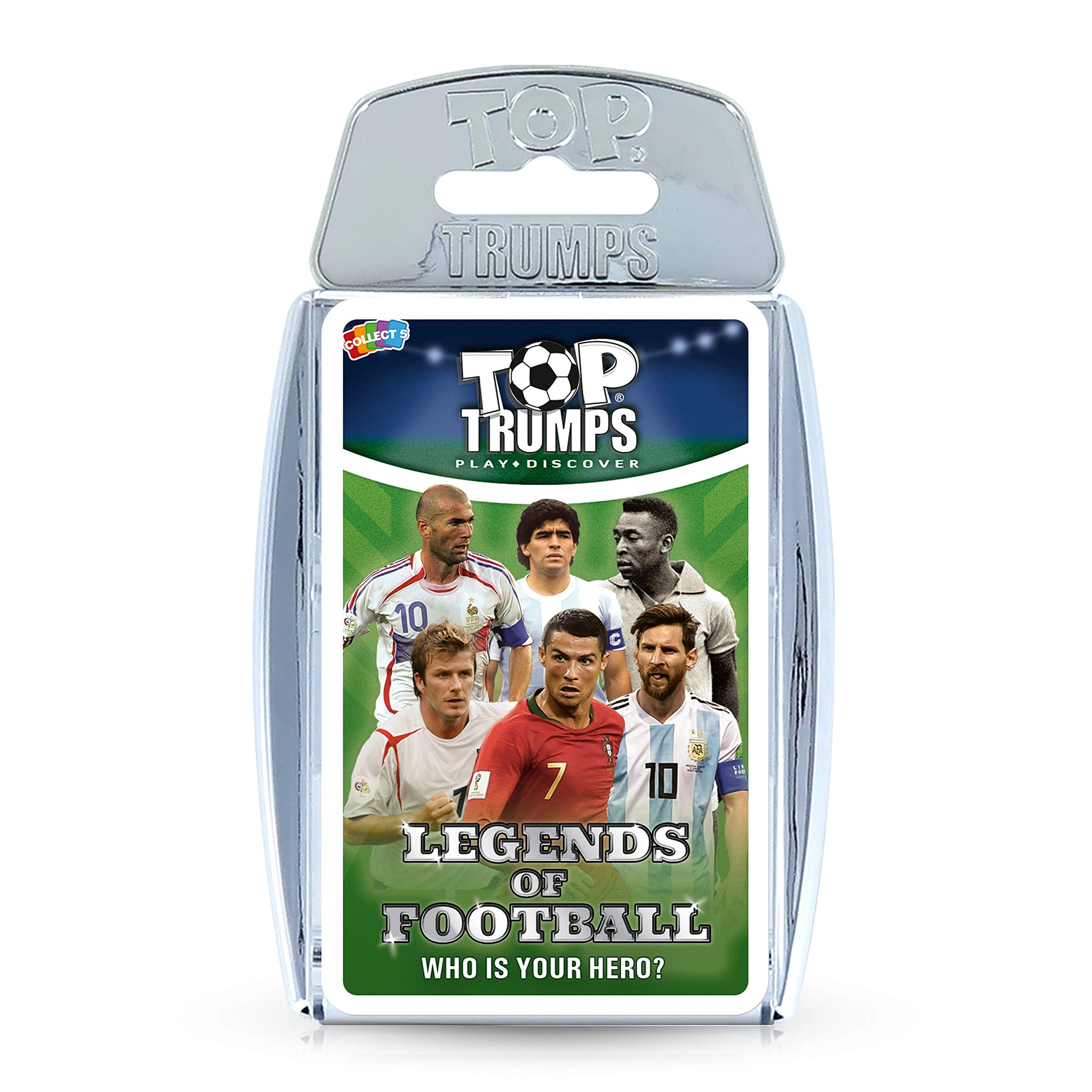 Top Trumps Legends of World Football: Who Is Your Hero? - Card Game