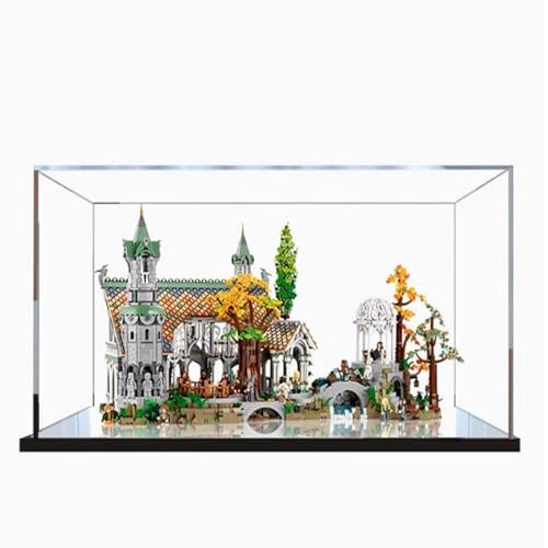 Lego Lord of The Rings 10316 Castle of Riven dell Display Box - 80x55x45 cm Mirrors 3MM