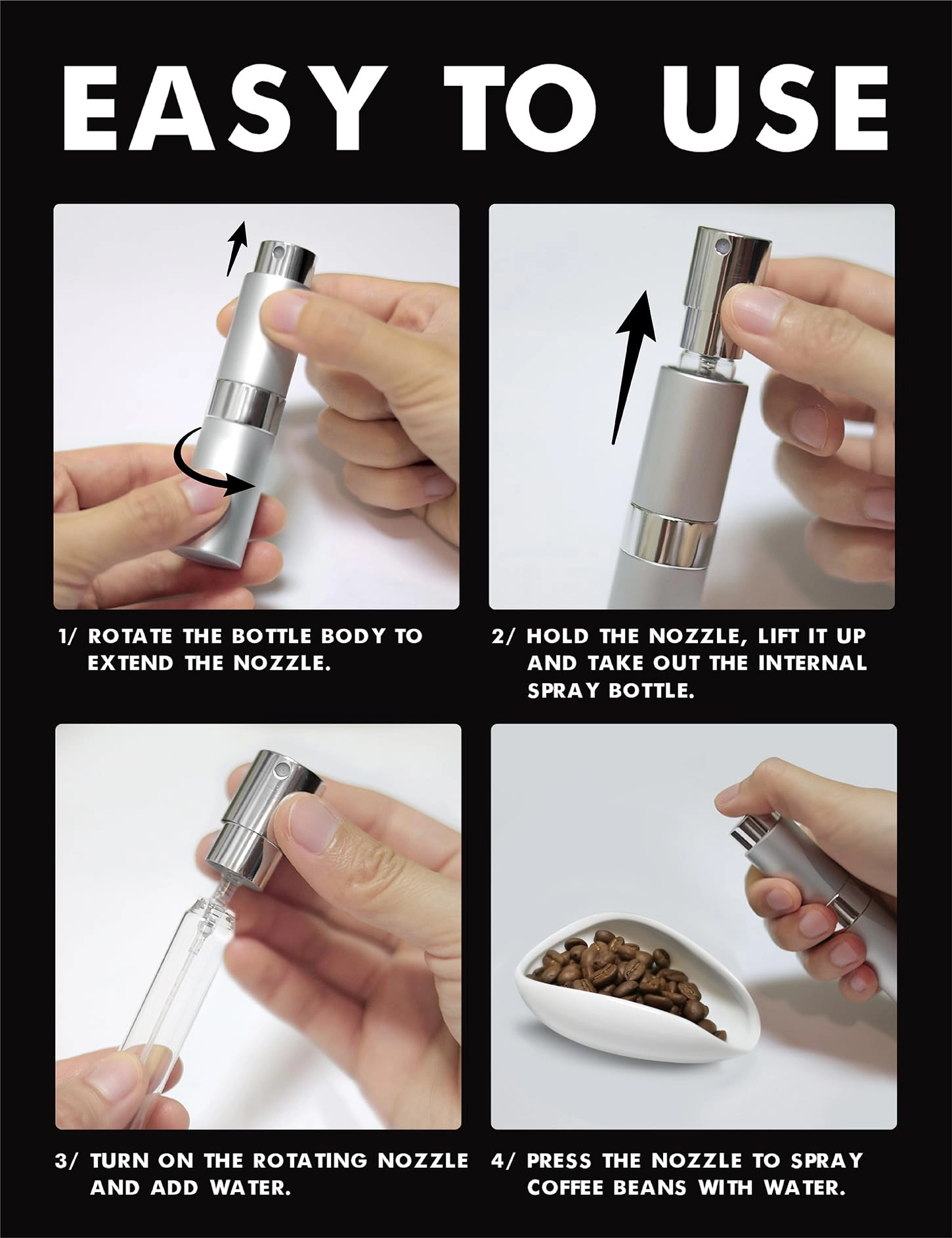 Dosing Cup + Spray Bottle - 8 Milliliters