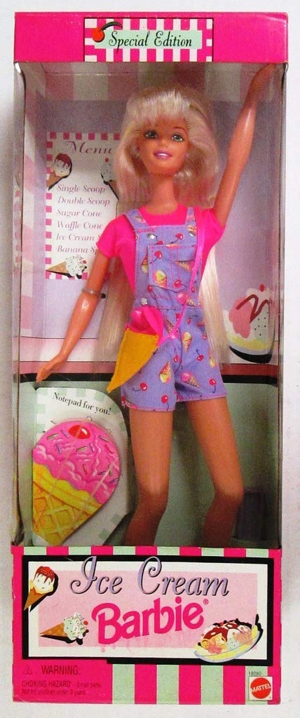 Barbie Ice Cream - Plastic Special Edition 1997 Ages 11+