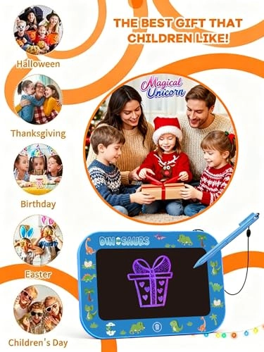 LCD Writing Tablet - 3-8 Years Old 4 pieces