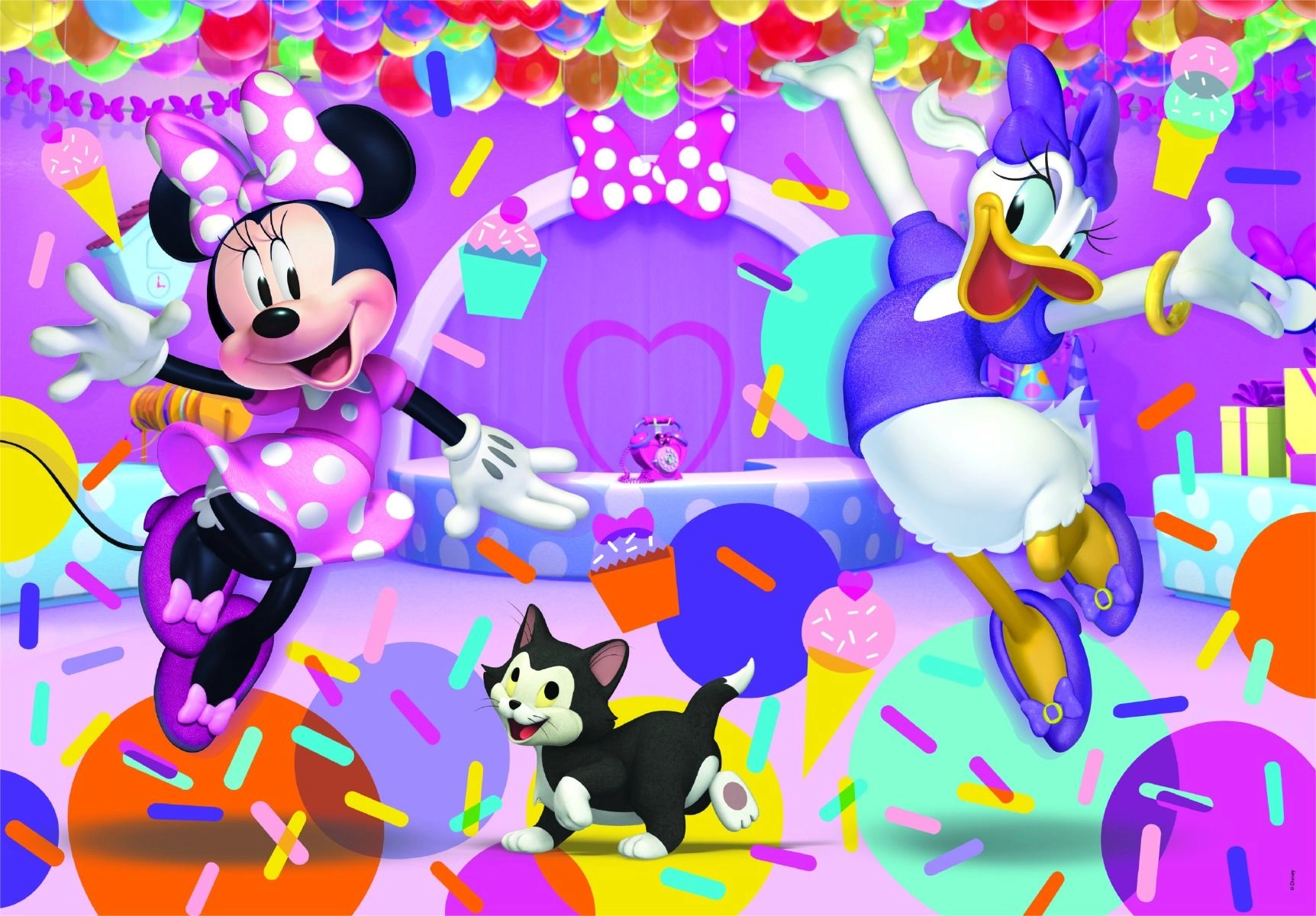 Minnie Party Time Puzzle (ALGT-25054) - 104 pcs