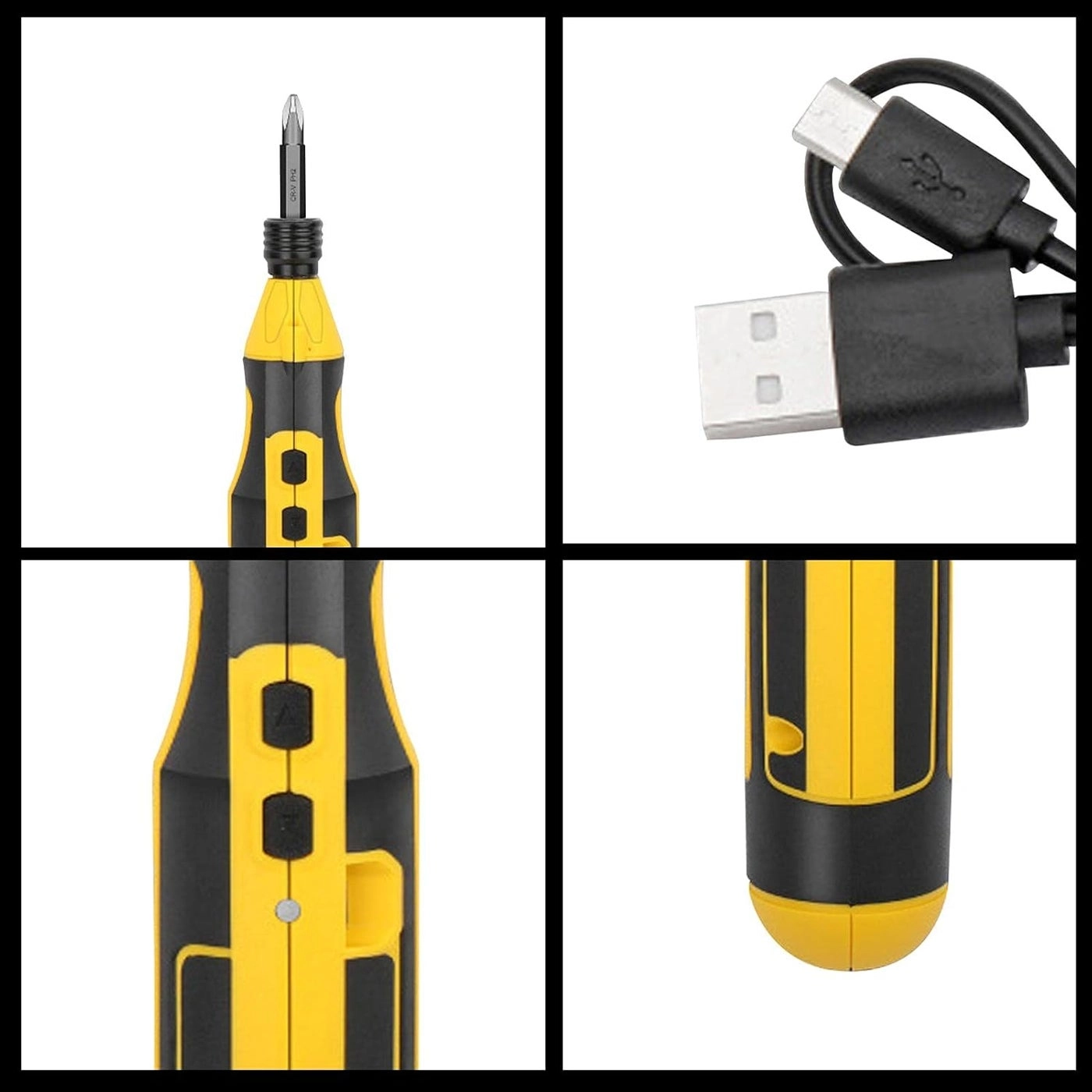 Cordless Screwdriver - 4V Rechargeable Lithium-ion