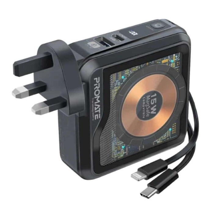 Promate Transparent - MagSafe 10000mAh