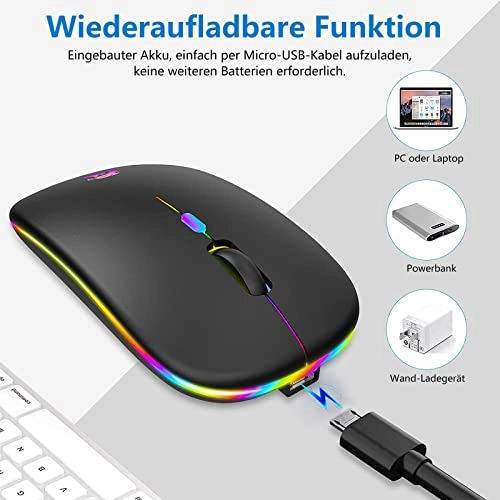 Rechargeable Wireless Mouse - Bluetooth