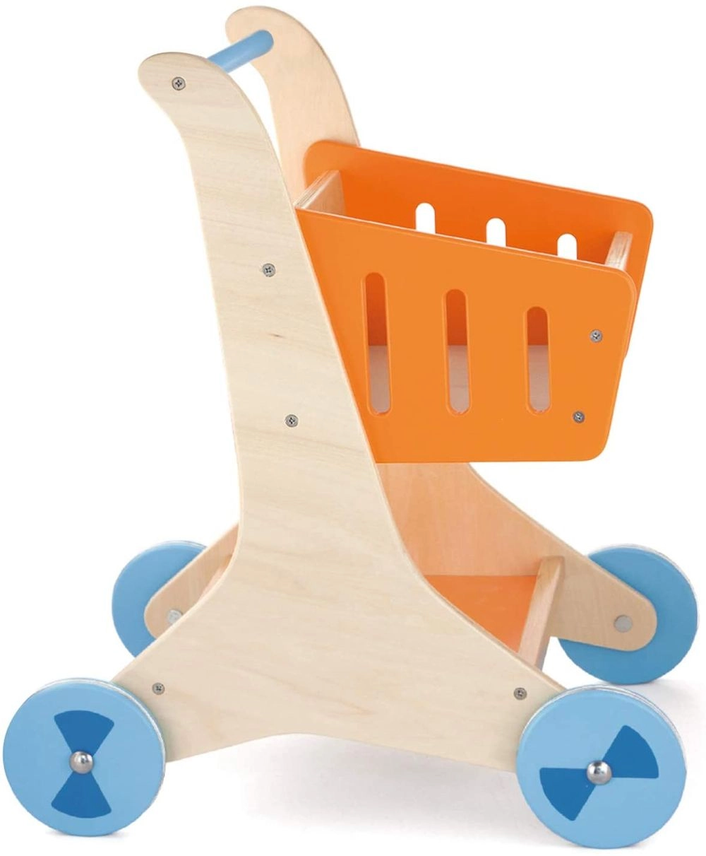 Blippi V Montessori Role Play Wooden Kids Trolley - Suitable for 18 months and above