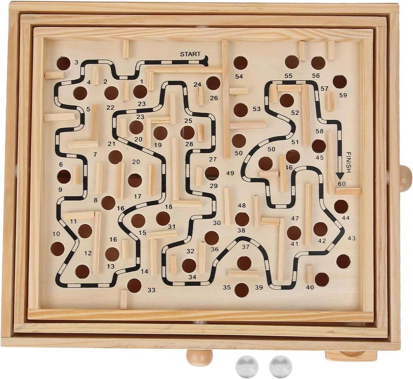 woobles Labyrinth Wooden Puzzle