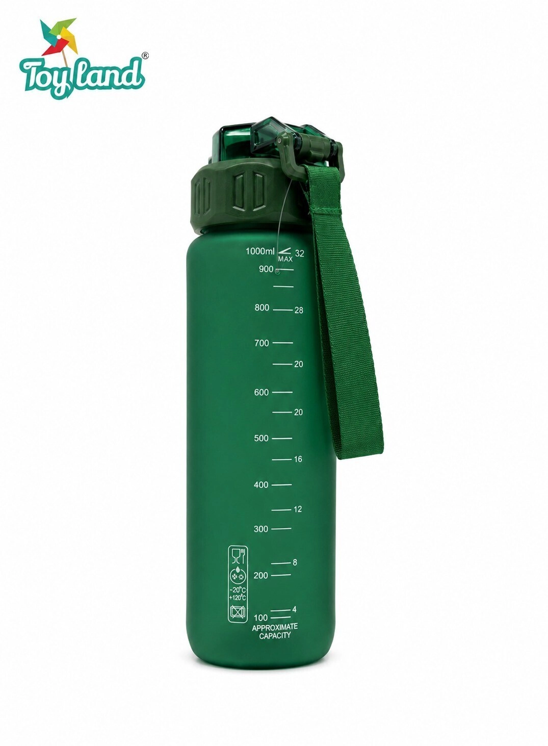 Sports Water Bottle - Flip-top Lid 1000 ml