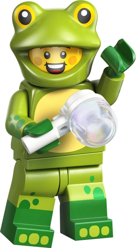 BRICK Flip Mini Figures Series 28 (71051_06) - Frog Costume Single Mini Figure