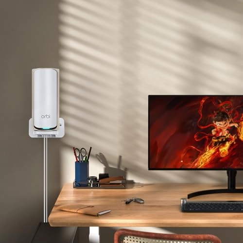 Orbi WiFi 7 Wall Mount - 2 Packs Orbi WiFi 7 Mesh Systems and Nighthawk WiFi 7 routers