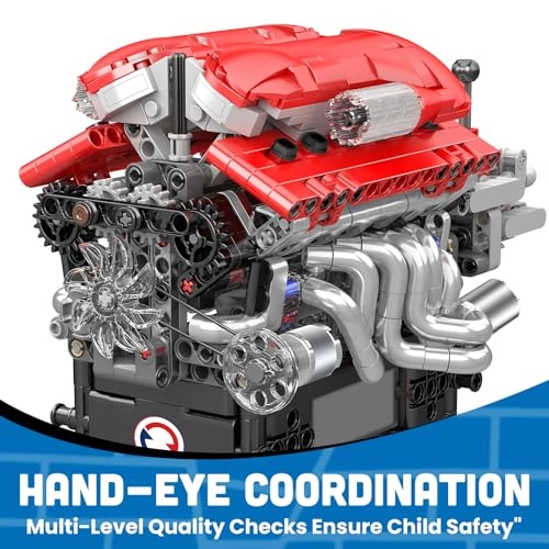 10226 Technik V12 Engine - 863 pcs