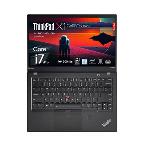(Renewed) ThinkPad X1 Carbon Gen 5 - 14'' Core i7-6600U 8GB DDR4 512GB SSD