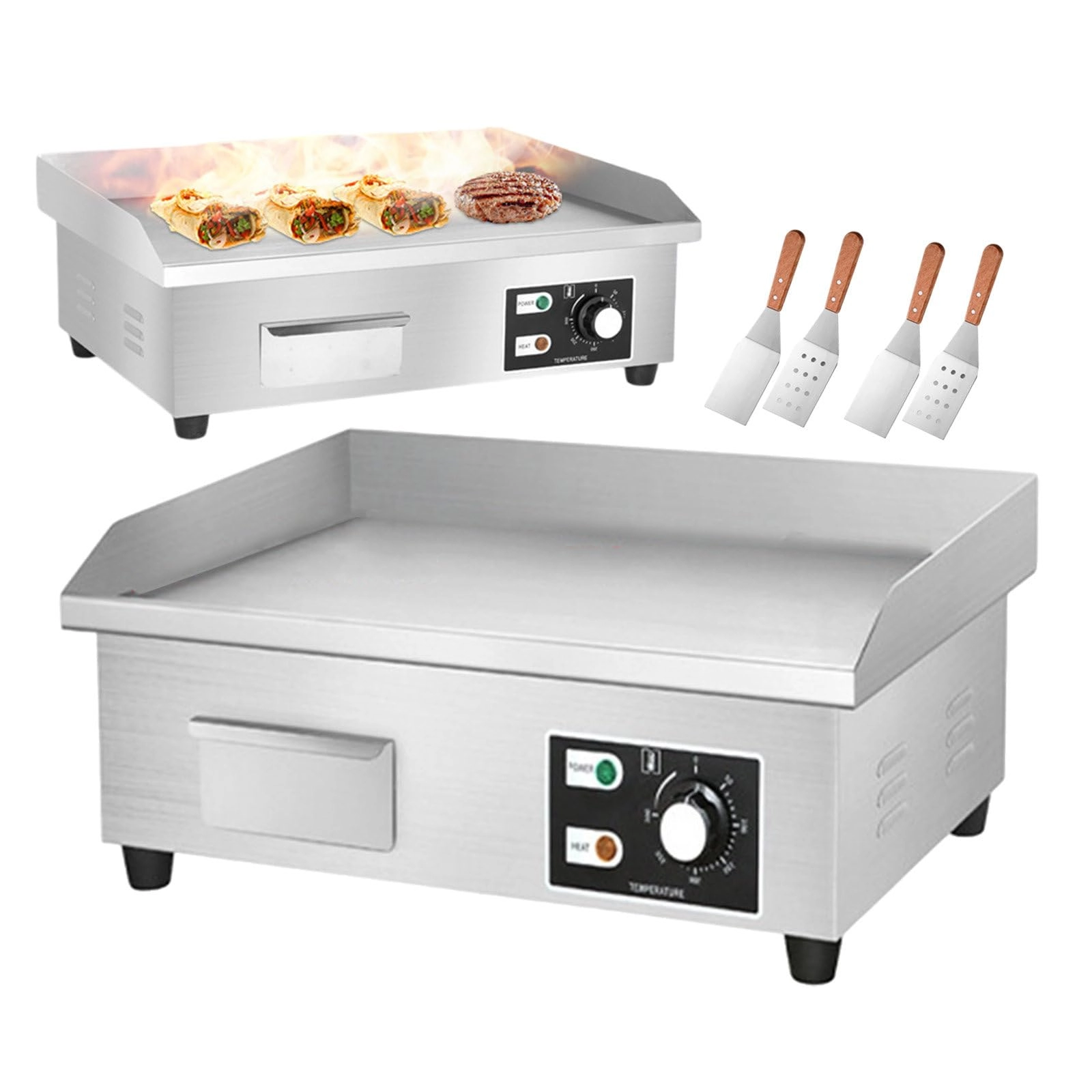 Commercial Electric Griddle - 4 zone(s) 450*300mm