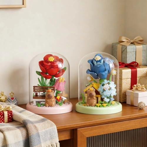 Capybara Flower Building Blocks - 2pcs