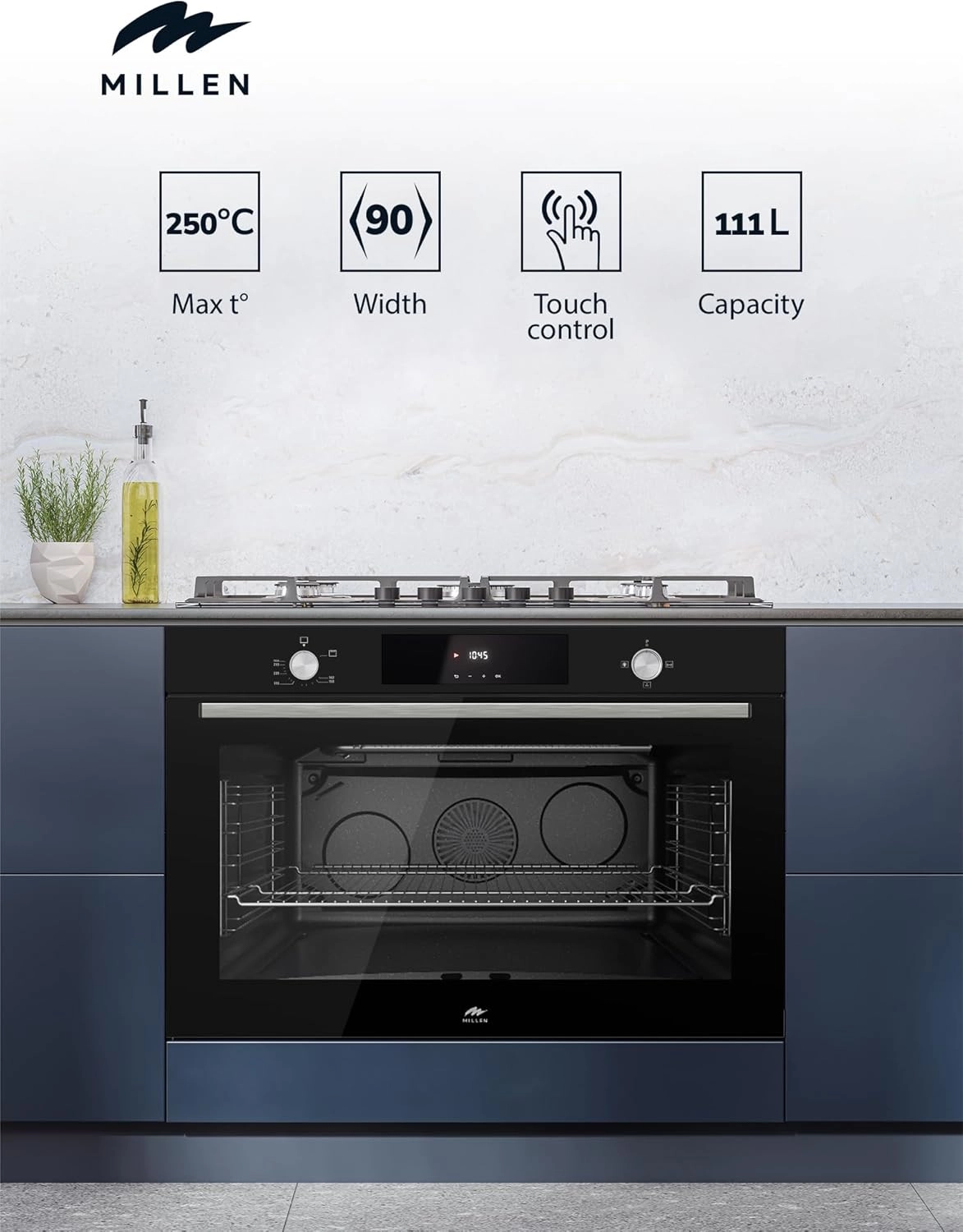 WORLD TRADE LLC MGO 901 BL 90cm Gas Oven