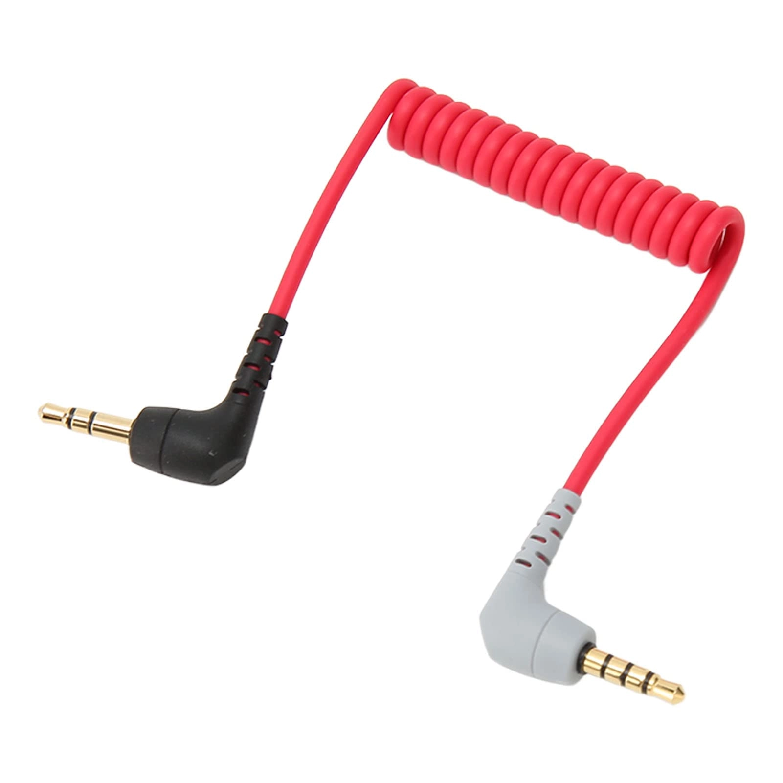Leftwei 3.5mm Male to Male Right Angle to TRRS Mic Cable - 3.5mm-Mini-Jack Microphone
