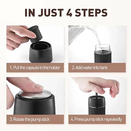 Home Drip Coffee Brewer - 60ML Espresso Machine