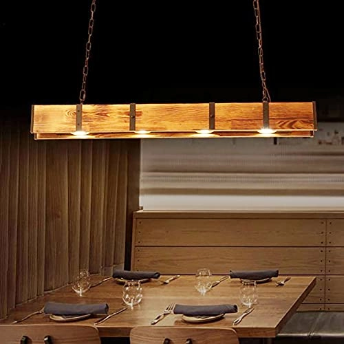 Solid Wood Postmodern Light Luxury Chandeliers - GU10 4 Heads 100*100cm