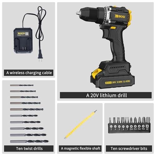 Cordless Drill Driver - 20V 2.0Ah Brushless