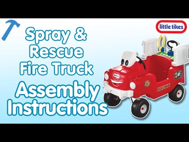 Spray & Rescue Fire Truck - Ride-on Water-squirting