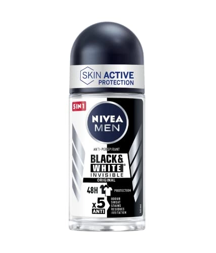Black & White Invisible Roll-On Deodorant - Frisch 300 gram