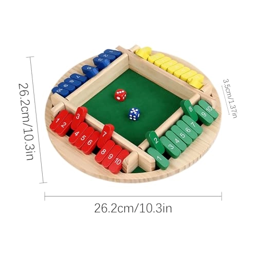 Close the Box Game - Solid Wood