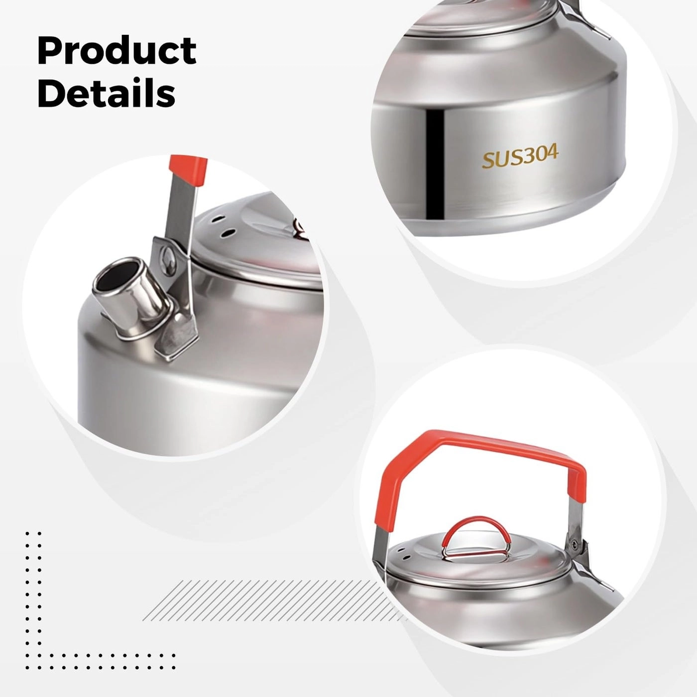 Camping Kettle - 1 piece(s) 33.8 fl oz