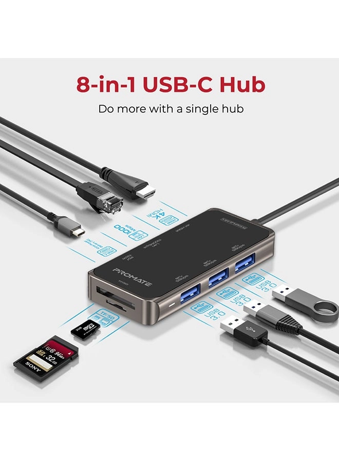 PrimeHub-Mini - 4K HDMI 100W Power Delivery 1000Mbps Ethernet